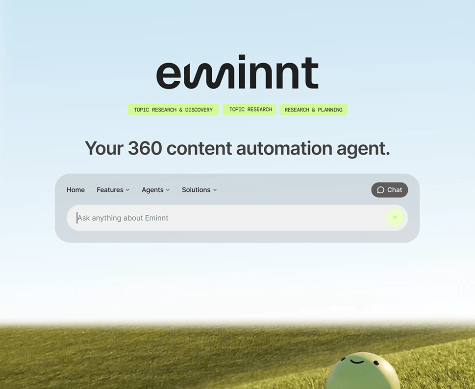 eminnt – Empowering B2B teams to rank higher & get cited with AI-Native agentic workflows