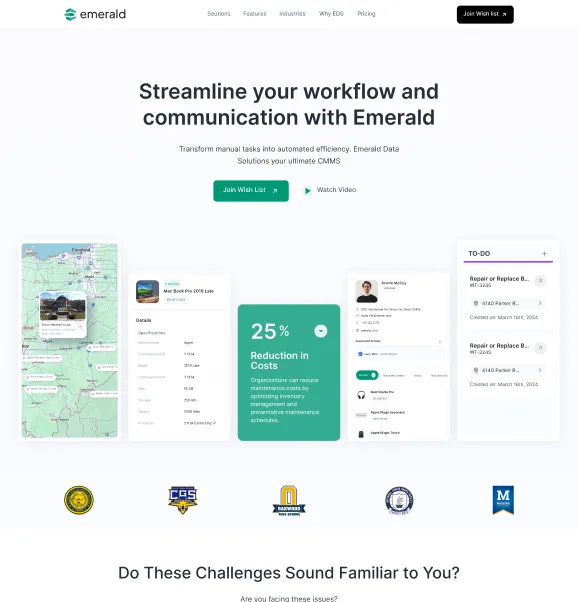 emerald dashboard